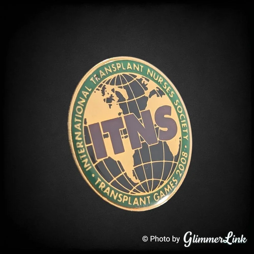 ITNS Transplant Games 2008 Enamel Pin International Transplant Nurses Society